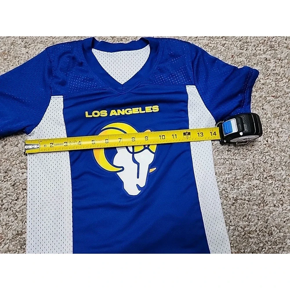 Los Angeles Rams Flag Football Jersey‎ Reversible Youth Small NFL Play Official
